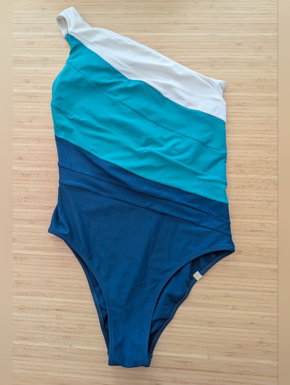 Summersalt One-Shoulder Colorblock Swimsuit